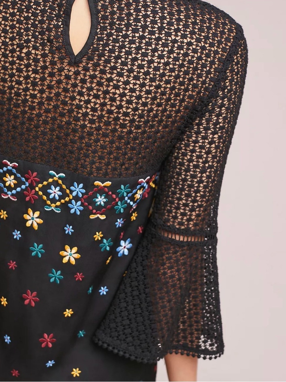 Anthropologie, Akemi + kin Maud Embroidered shift dress, size 6 - Picture 4 of 16